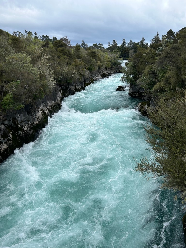 Huka Falls, Taupo New Zealand in September