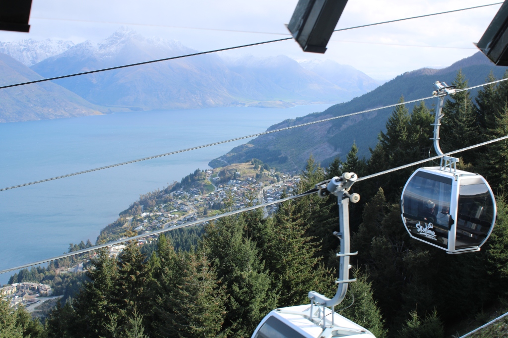 View from Queenstown's Cable Cars, New Zealand