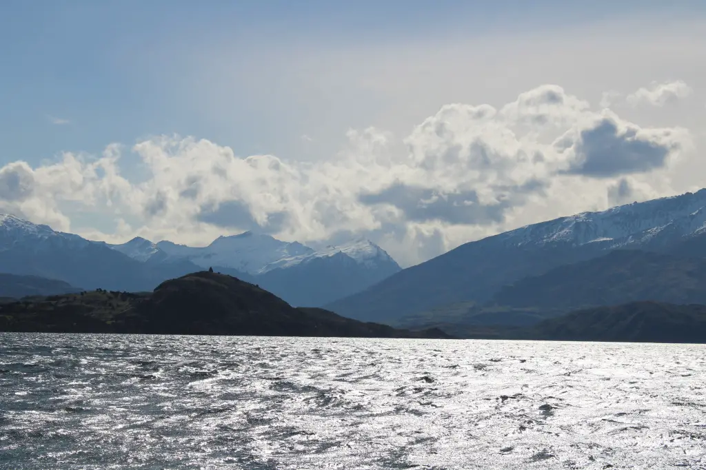 Lake Wanaka, New Zealand in spring